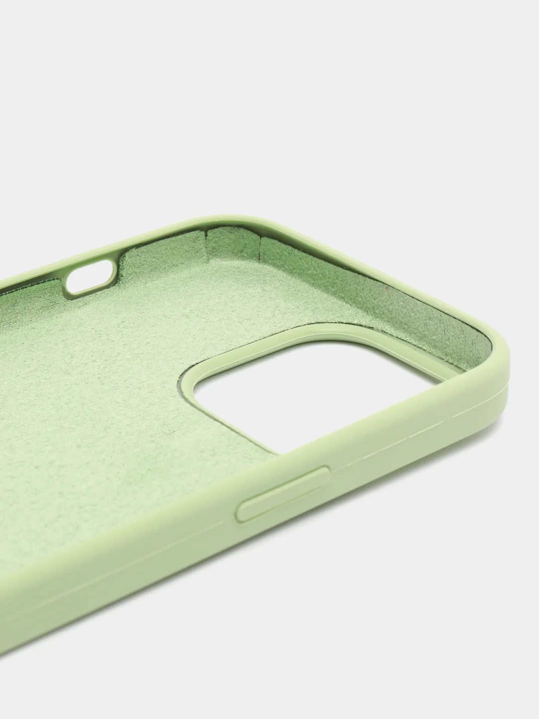Салатовый чехол Silicone Case силиконовый для iPhone (айфон)