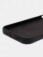 Черный чехол Silicone Case силиконовый для iPhone (айфон)