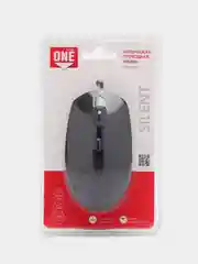 Черный бесшумная проводная компьютерная мышь Smartbuy One SBM-280