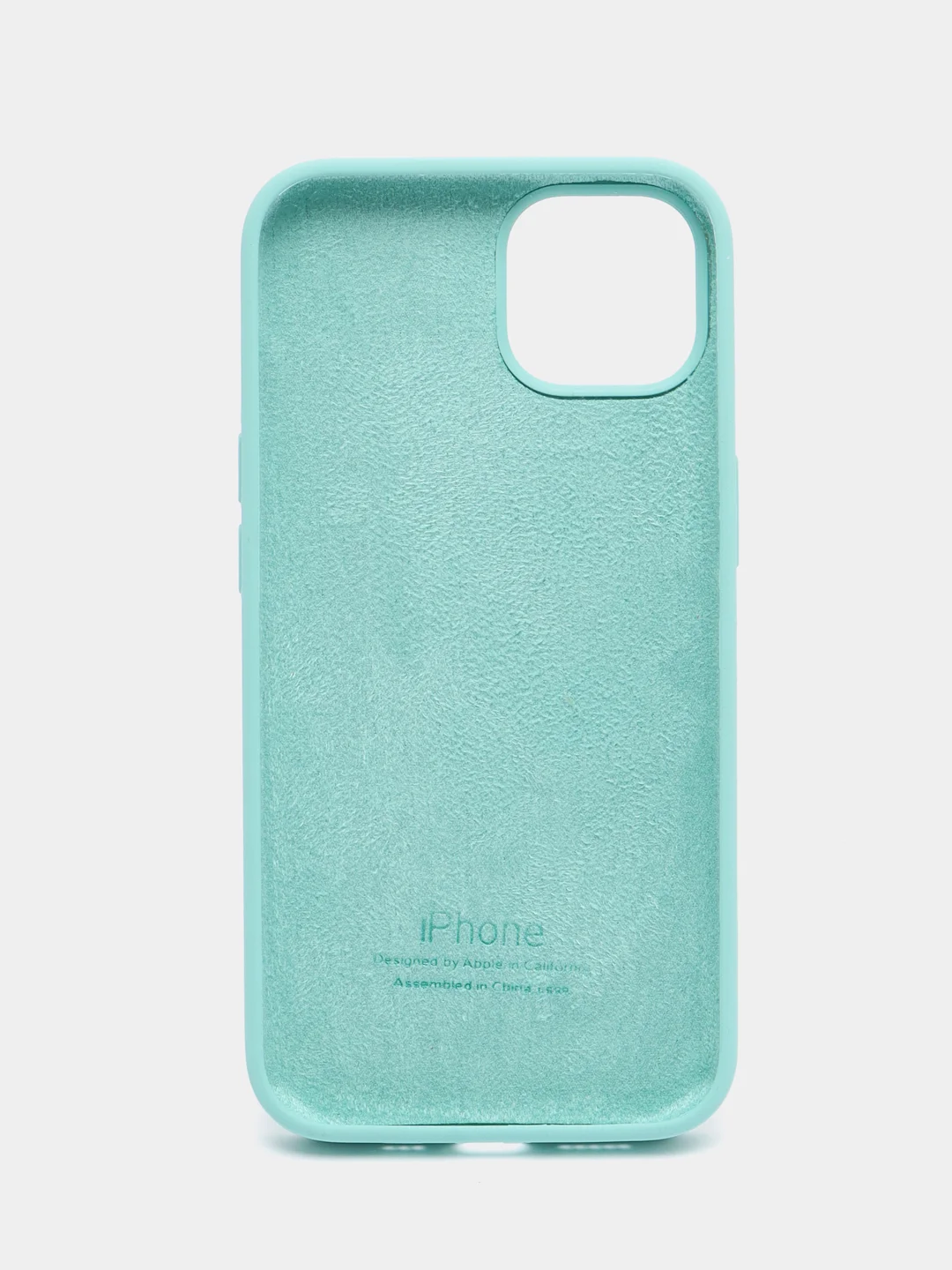 Бирюзовый чехол Silicone Case силиконовый для iPhone (айфон)