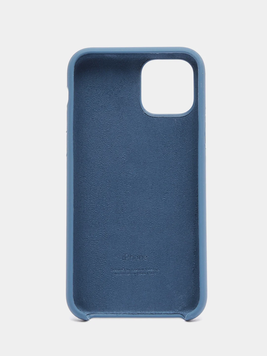 Индиго чехол Silicone Case силиконовый для iPhone (айфон)