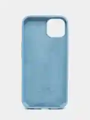 Синий меланж чехол Silicone Case силиконовый для iPhone (айфон)