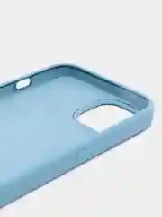 Синий меланж чехол Silicone Case силиконовый для iPhone (айфон)