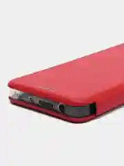 Красный чехол книжка для Xiaomi Poco X4 Pro 5G (Поко Х4 Про)