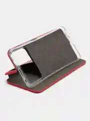 Красный чехол книжка для Xiaomi Poco X4 Pro 5G (Поко Х4 Про)