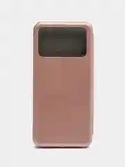 Розовый чехол книжка для Xiaomi Poco X4 Pro 5G (Поко Х4 Про)