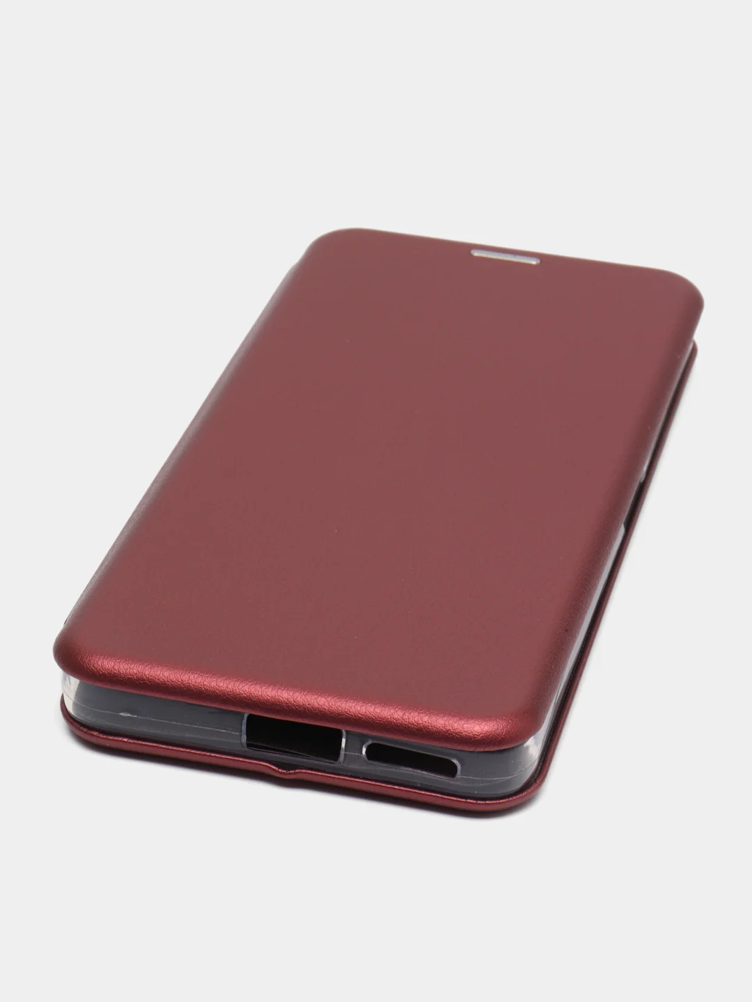 Багровый чехол книжка для Xiaomi Poco X4 Pro 5G (Поко Х4 Про)
