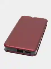 Багровый чехол книжка для Xiaomi Poco X4 Pro 5G (Поко Х4 Про)