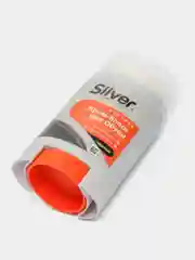 Черный крем-блеск с губкой, для обуви Silver, 50 мл