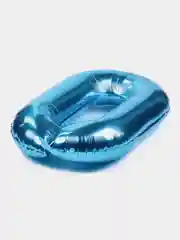 Воздушный шар "Цифра 0" 100 см, голубой