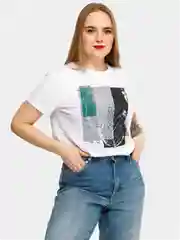 Женская футболка с принтом 100% хлопок