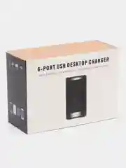 Белый зарядное устройство с 6-USB выходами / USB Hub станция