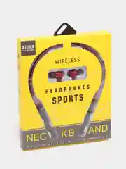 Красный беспроводные наушники Wireless Sport Earphone Neckband