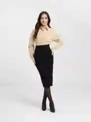 Бежевый рубашка женская, оверсайз, хлопок