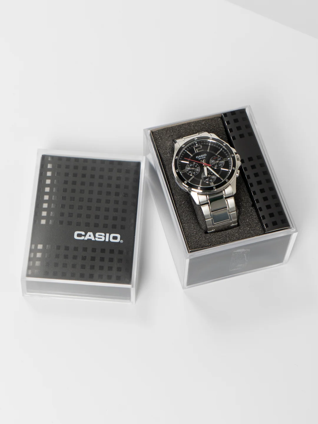 Серебряный часы наручные Casio MTP-1374D-1A