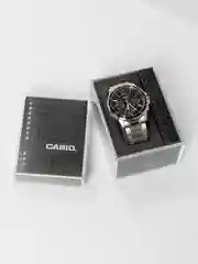 Серебряный часы наручные Casio MTP-1374D-1A