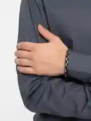 Серебряный браслет мужской "Цепь", 6 мм