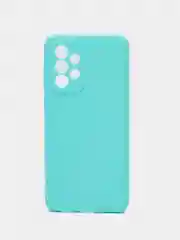 Бирюзовый чехол Samsung Galaxy A33 5G, прозрачный, силиконовый, цветной