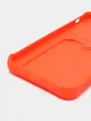 Рыжий чехол для Iphone 11, 12, 13, Pro Max / с картхолдером / с карманом