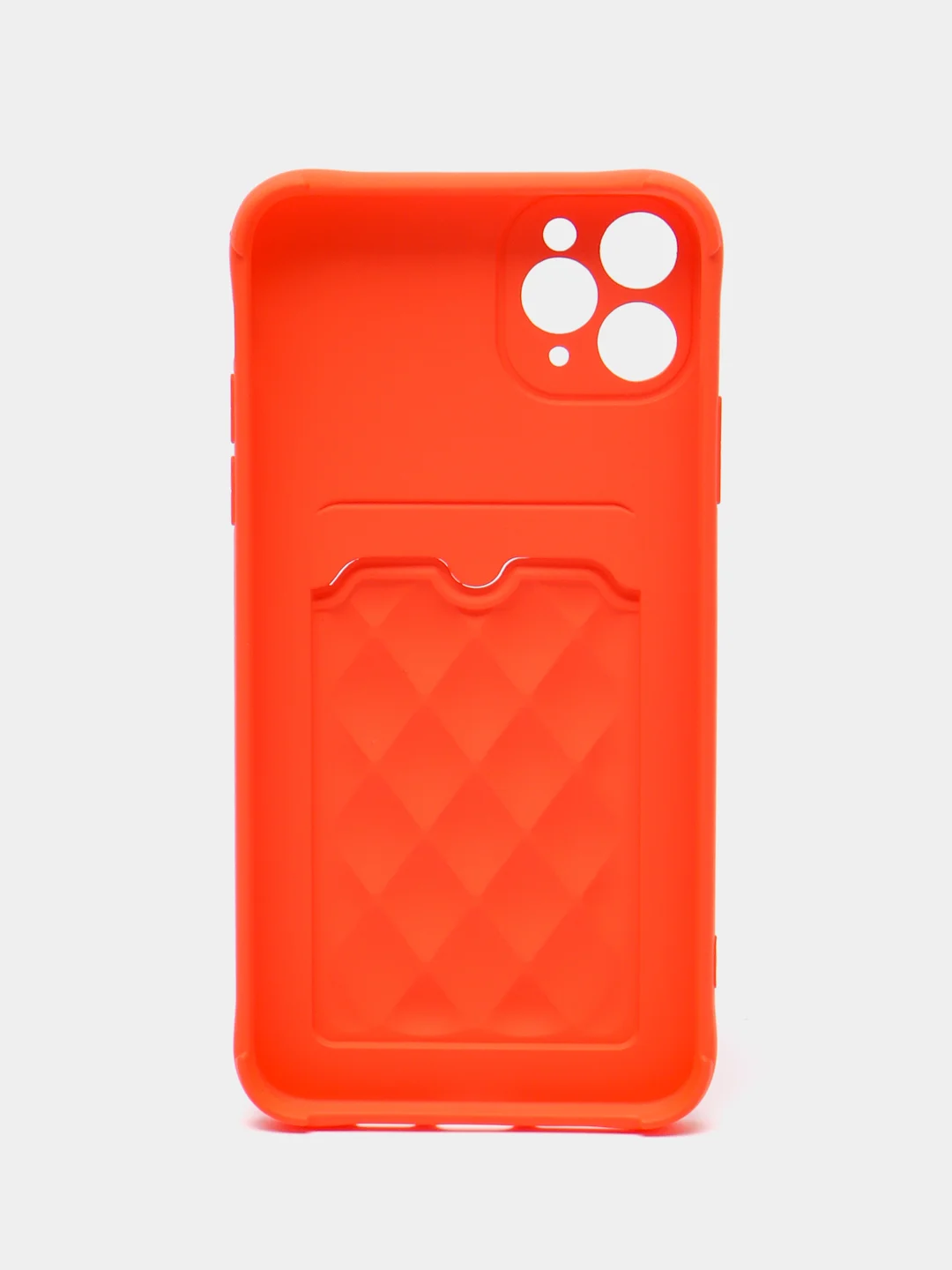 Рыжий чехол для Iphone 11, 12, 13, Pro Max / с картхолдером / с карманом