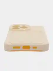 Молочный чехол для Iphone 11, 12, 13, Pro Max / с картхолдером / с карманом