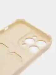 Молочный чехол для Iphone 11, 12, 13, Pro Max / с картхолдером / с карманом