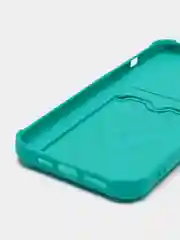 Зеленый чехол для Iphone 11, 12, 13, Pro Max / с картхолдером / с карманом