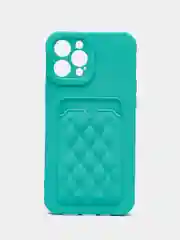 Зеленый чехол для Iphone 11, 12, 13, Pro Max / с картхолдером / с карманом