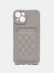 Серый чехол для Iphone 11, 12, 13, Pro Max / с картхолдером / с карманом