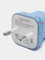 Белый сетевое зарядное устройство 1 USB СЗУ блок питания адаптер для розетки 1А