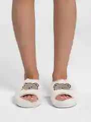 Белый тапочки домашние женские