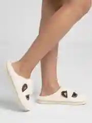 Кремовый тапочки домашние женские