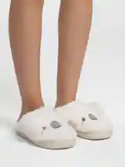 Слоновая кость тапочки домашние женские