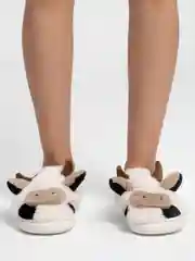 Молочный тапочки домашние женские