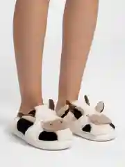 Молочный тапочки домашние женские