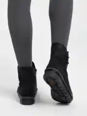 Черный полусапожки утепленные Rieker, женские