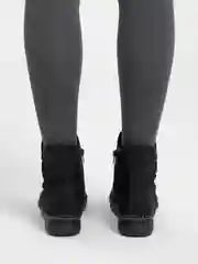 Черный полусапожки утепленные Rieker, женские