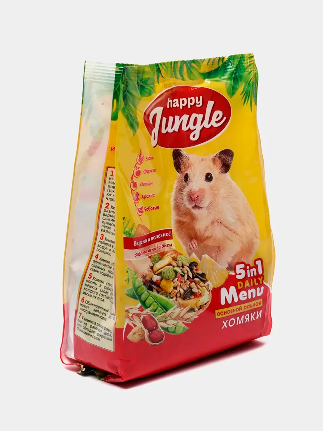 Корм для хомяков Happy Jungle, 400 г