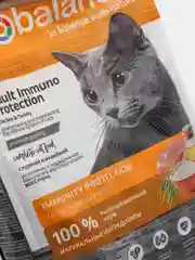 Корм сухой для кошек ProBalance "Adult Immuno Protection", с курицей и индейкой, 400 г