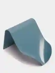 Синий мыльница настенная лепесток, со сливом
