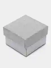 Серый металлик подарочная коробка для украшений и аксессуаров, 5*5*3 см