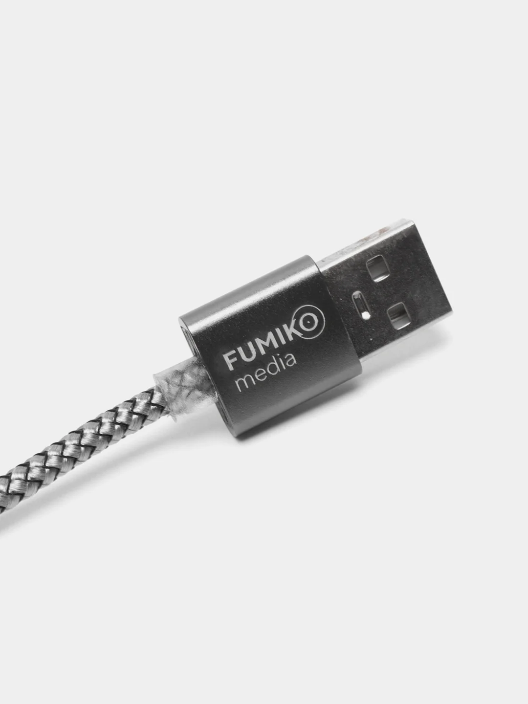 Кабель FUMIKO MC1 Lightning, 2.4A, магнитный, серый, 1 м