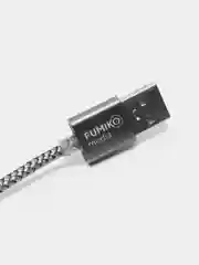 Кабель FUMIKO MC1 Lightning, 2.4A, магнитный, серый, 1 м