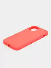 Кораллово-розовый чехол для iPhone 12/12Pro, силиконовый