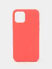 Кораллово-розовый чехол для iPhone 12/12Pro, силиконовый