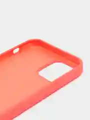 Кораллово-розовый чехол для iPhone 12/12Pro, силиконовый