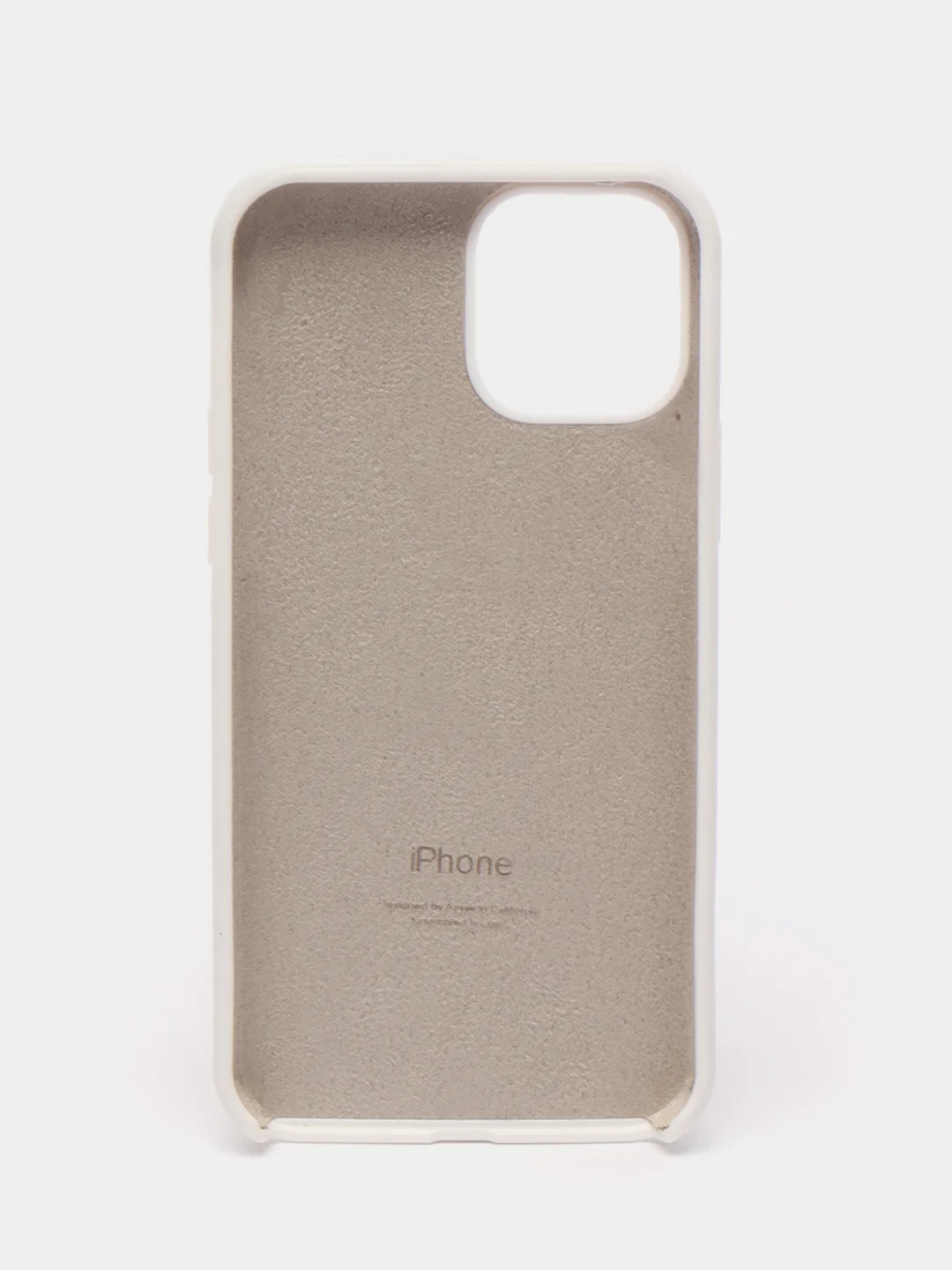 Белый чехол для iPhone 12/12Pro, силиконовый
