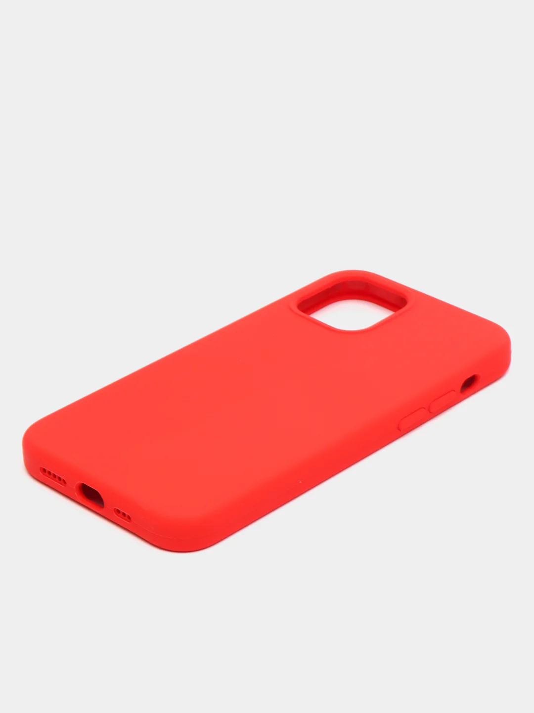 Красный чехол для iPhone 12/12Pro, силиконовый