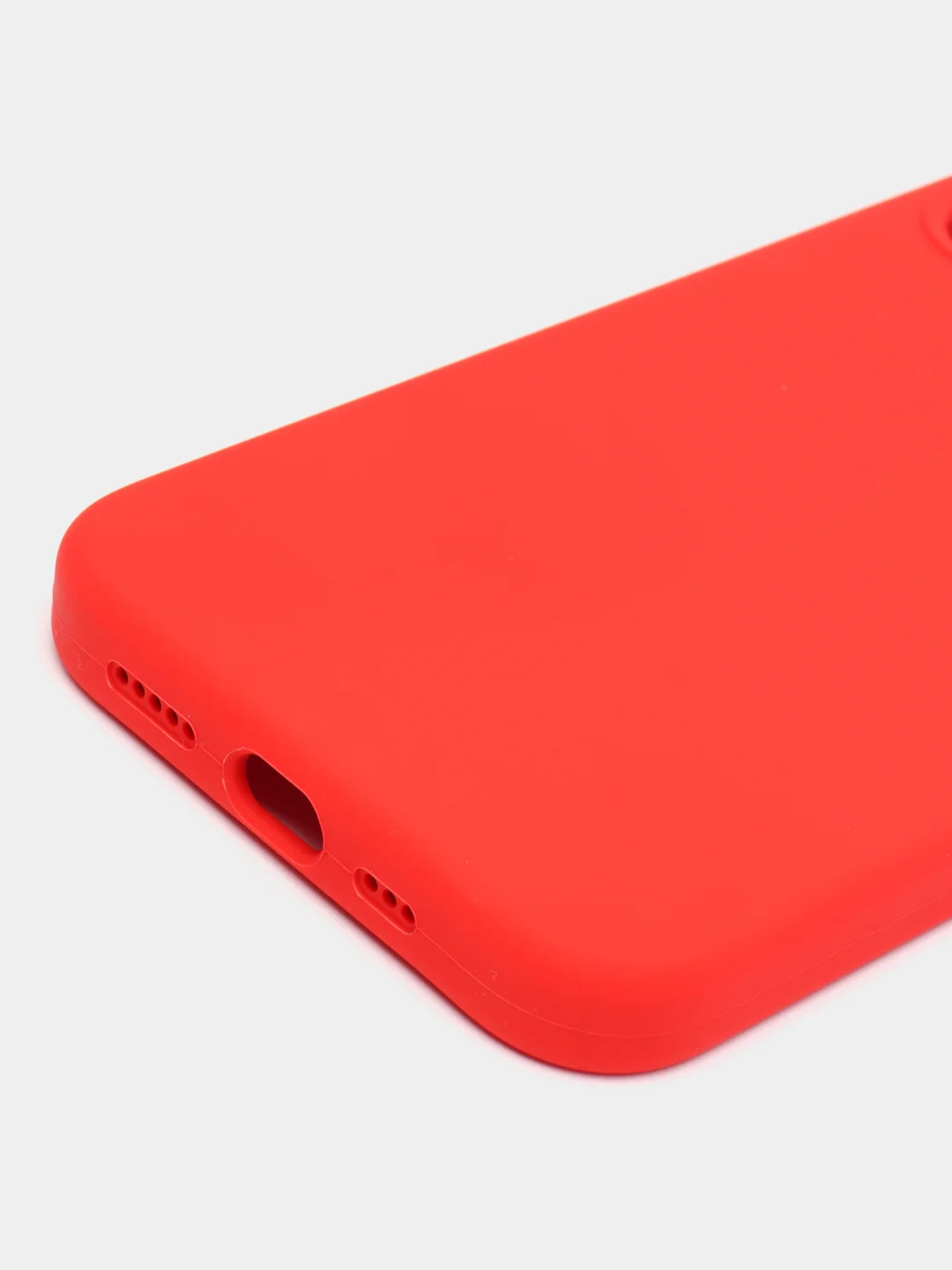 Красный чехол для iPhone 12/12Pro, силиконовый
