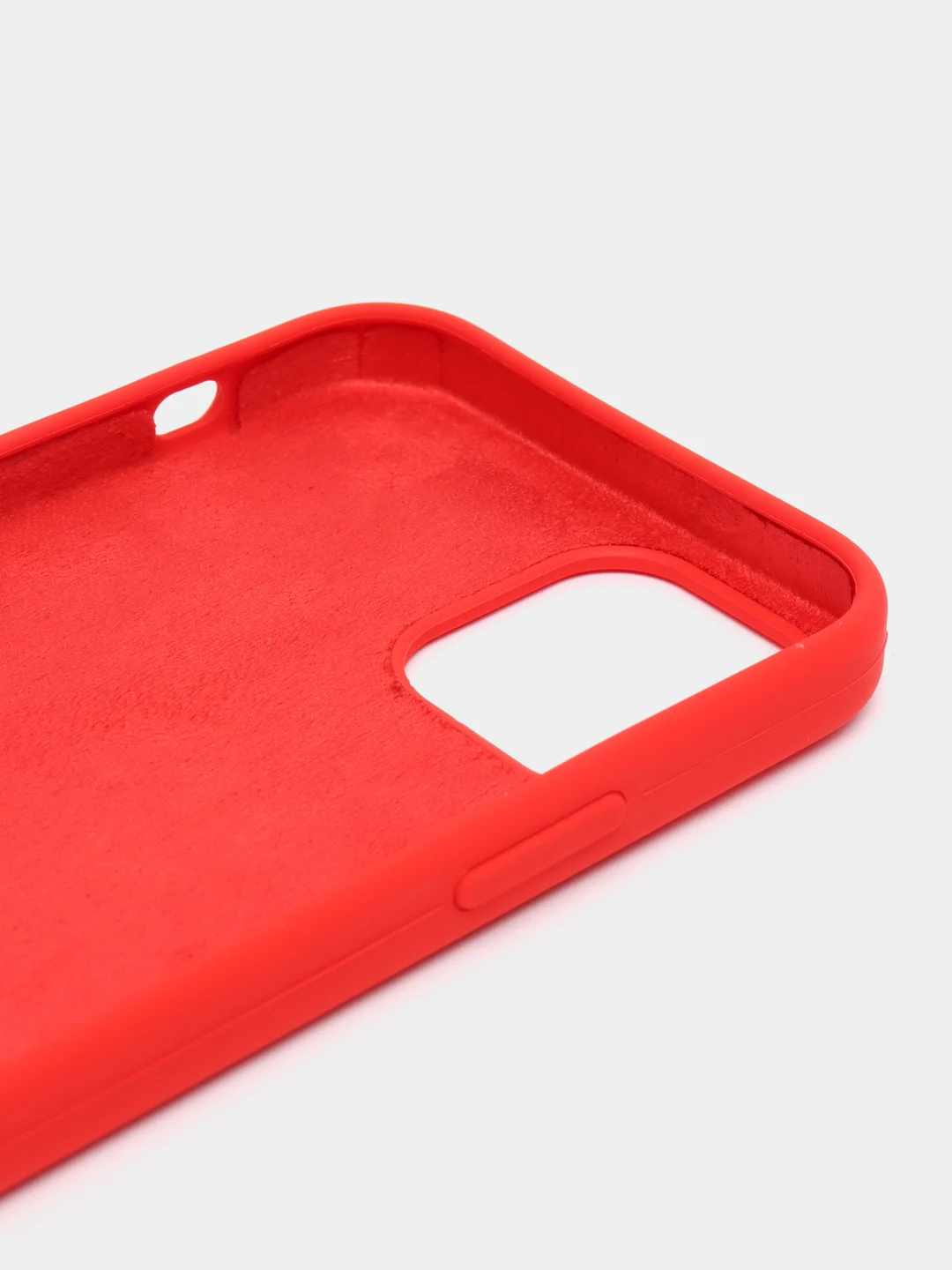 Красный чехол для iPhone 12/12Pro, силиконовый